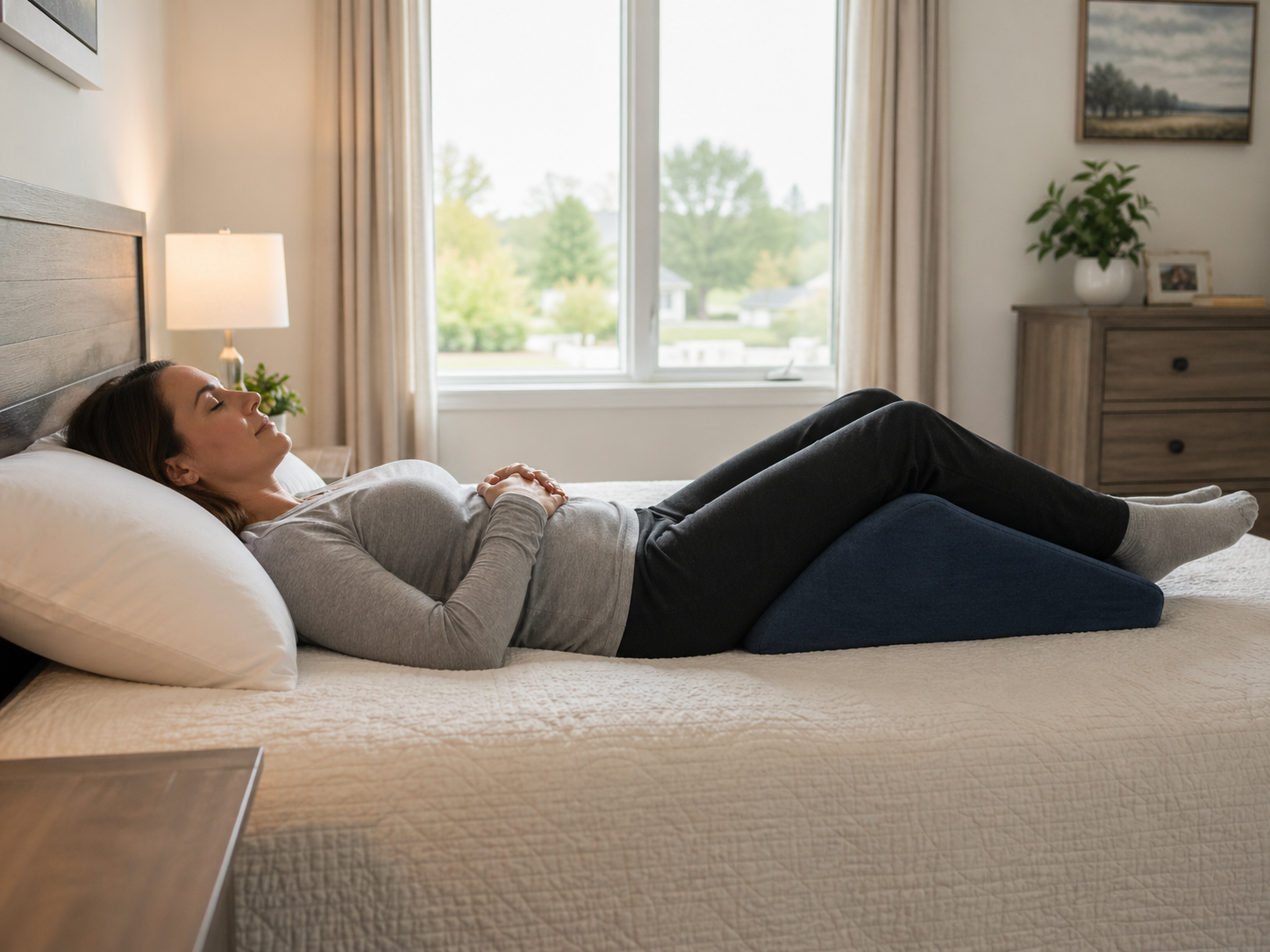 Best sleeping position for sciatica with knees elevated in Fishers, IN, how to sleep with sciatica, best sleeping position for sciatica, sleeping with sciatic pain,