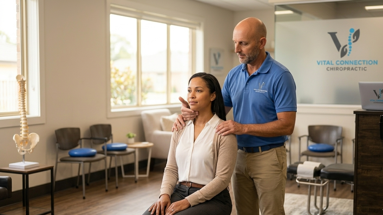forward head posture correction exercise in Fishers, IN with chiropractor guidance, how to fix forward head posture, forward head posture correction, fix tech neck posture,