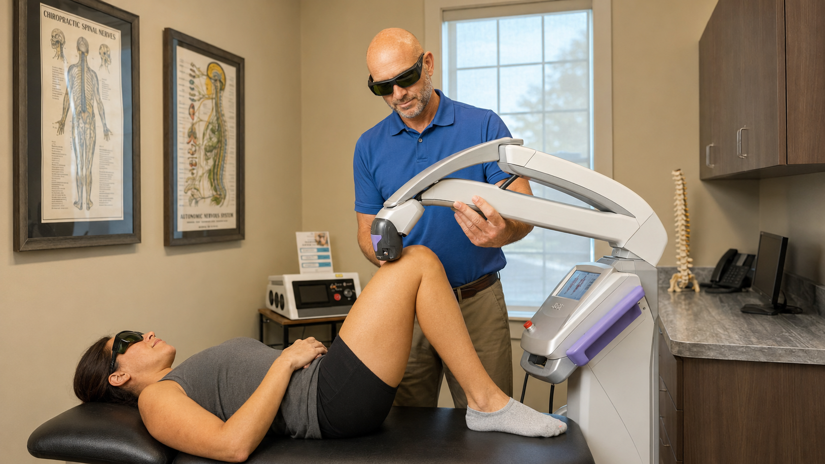 M7 MLS laser therapy at Vital Connection Chiropractic in Fishers IN