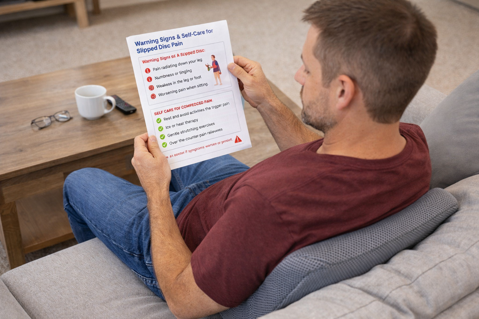 Home check for slipped disc symptoms in Fishers IN with lumbar support and symptom tracking., how do i know if i have slipped a disc, slipped disc Chiropractor Near Me,